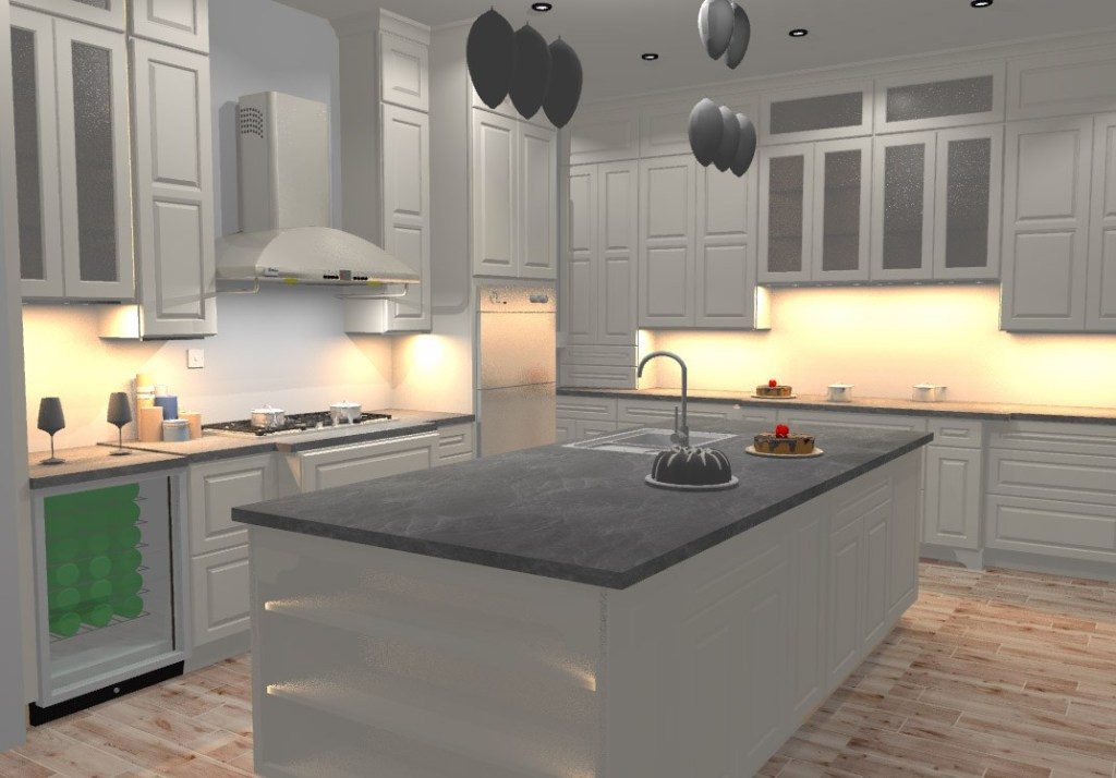 Kitchen and Laundry Room Design in Houston