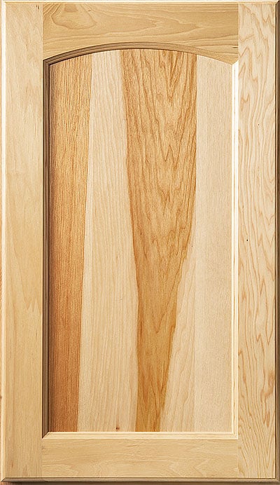 Adams Arch In Maple Natural Cabinet door