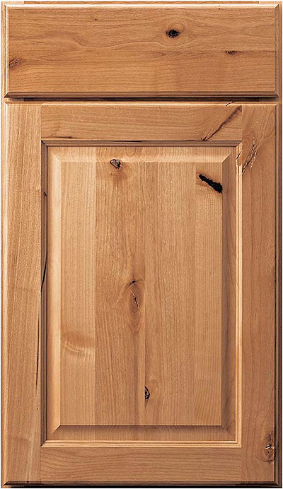 Duncan In Rustic Alder Natural Cabinet Door