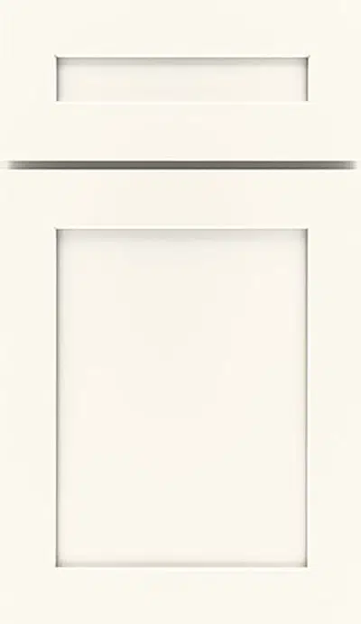 Omni Snow cabinet door style from Mantra Cabinets