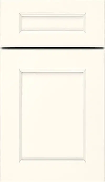 Spectra Snow cabinet door style from Mantra Cabinets