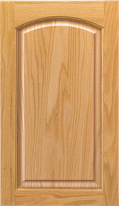 Towne Arch In Oak Natural Cabinet Door