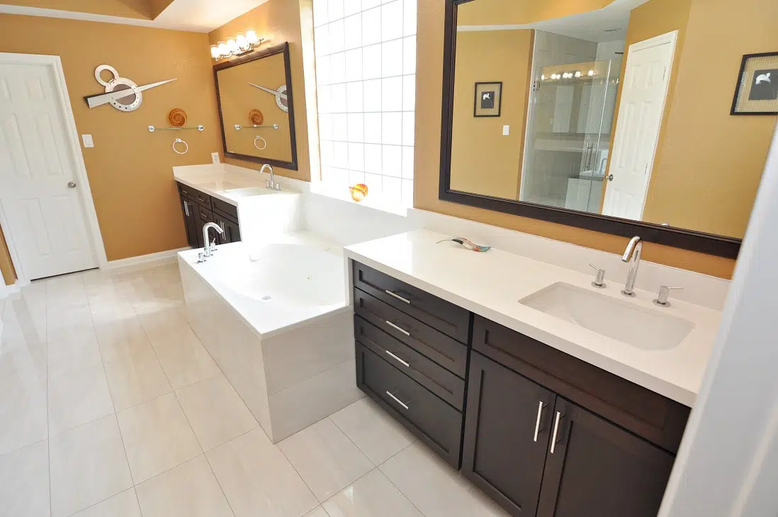 Classic Bathroom Remodeling Project in Pearland, TX Kitchen