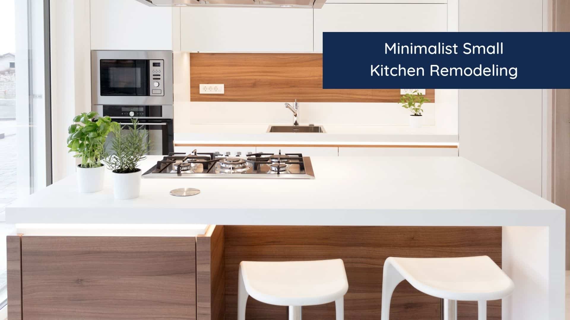 Minimalist Small Kitchen Remodeling - 5 Advantages You Should Know ... - White Minimalist Small Kitchen Renovation