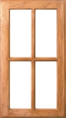 Wood Harbor Custom Cabinetry 51 4 Light Hickory Mullion Champagne