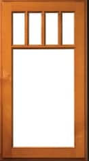 Wood Harbor Custom Cabinetry 142 5 lite mulltion KA ALLSPICE CHOC GLZ