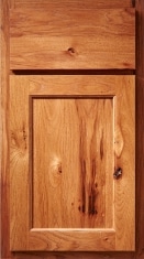 Wood Harbor Custom Cabinetry 43 Belmond Rustic Hickory Pecan Cabinet Door