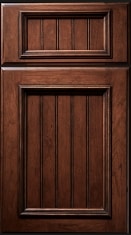 Wood Harbor Custom Cabinetry 120 Hawthorne Cherry Cinnamon Black