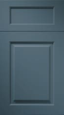 Wood Harbor Custom Cabinetry 34 Jaylah Manor Flat Blue Spruce Cabinet Door