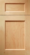 Wood Harbor Custom Cabinetry 12 Lark Manor Flat Maple Natural Cabinet Door