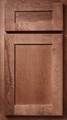 Wood Harbor Custom Cabinetry 48 Quincy Manor Flat Maple Walnut