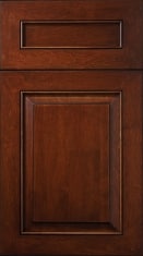 Wood Harbor Custom Cabinetry 102 Savannah Maple Bourbon Black Glz