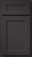 Wood Harbor Custom Cabinetry 46 Springfied Manor Flat Gray Stone Cabinet Door