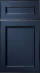 Wood Harbor Custom Cabinetry 24 Ventura Hale Navy Manor Flat Cabinet Door