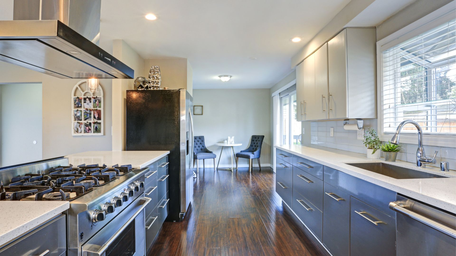 Renovate + Revamp: Matching Teal Appliances Make The Kitchen