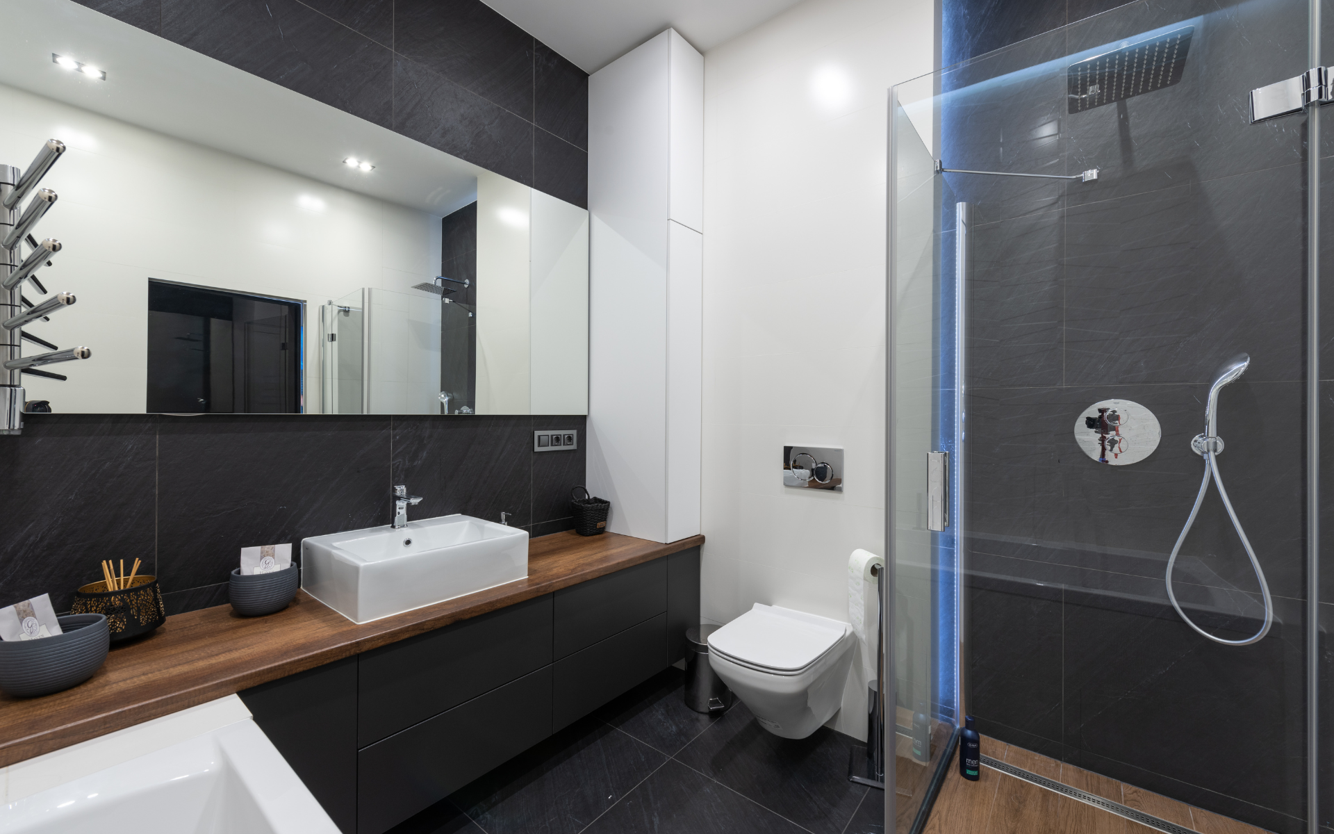 Can I put a walk in shower anywhere in my bathroom