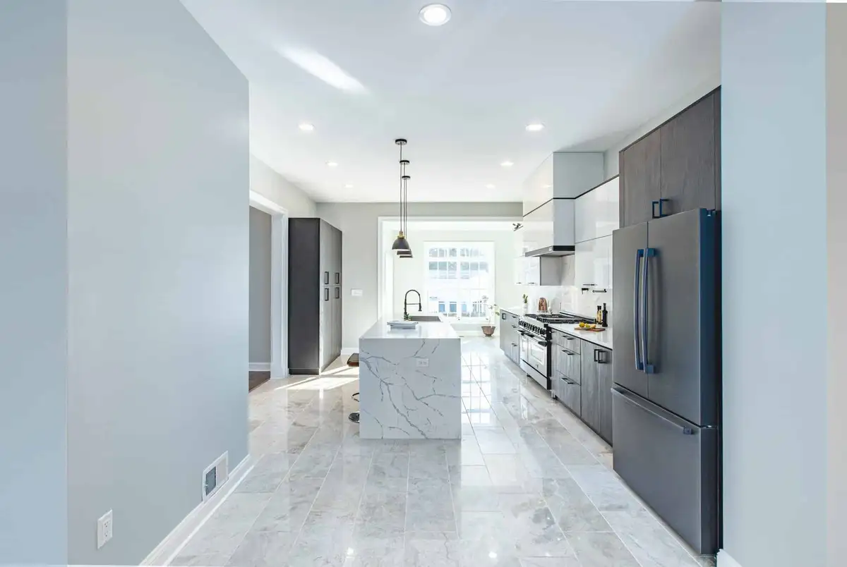large modern kitchen