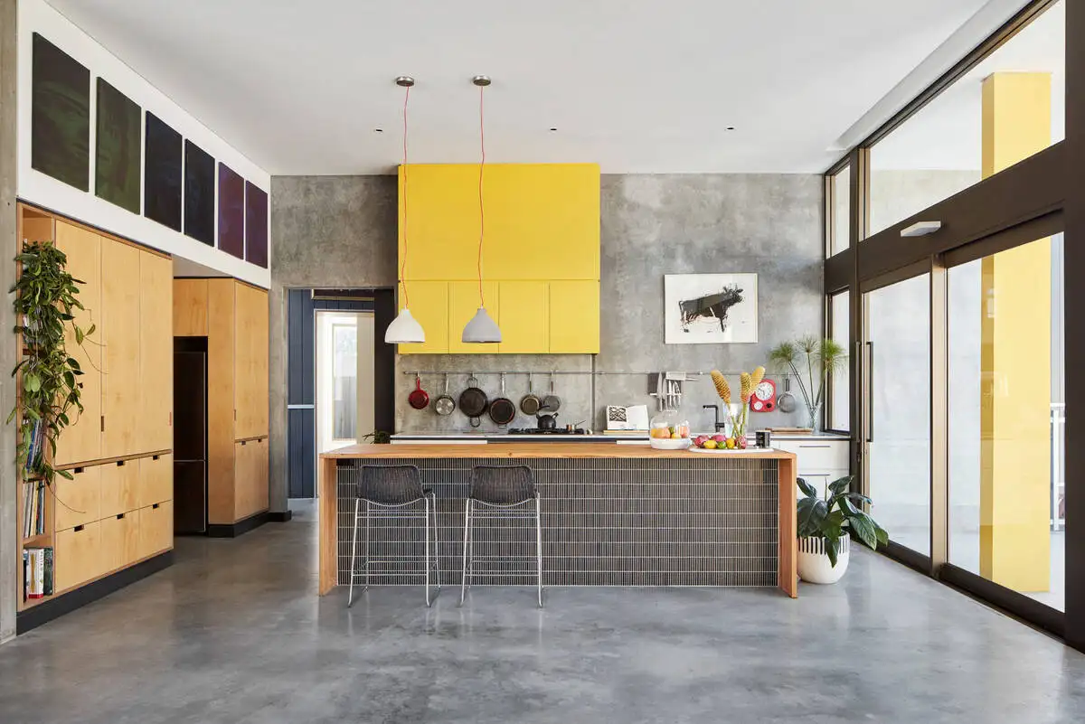 kitchen concrete floor tile
