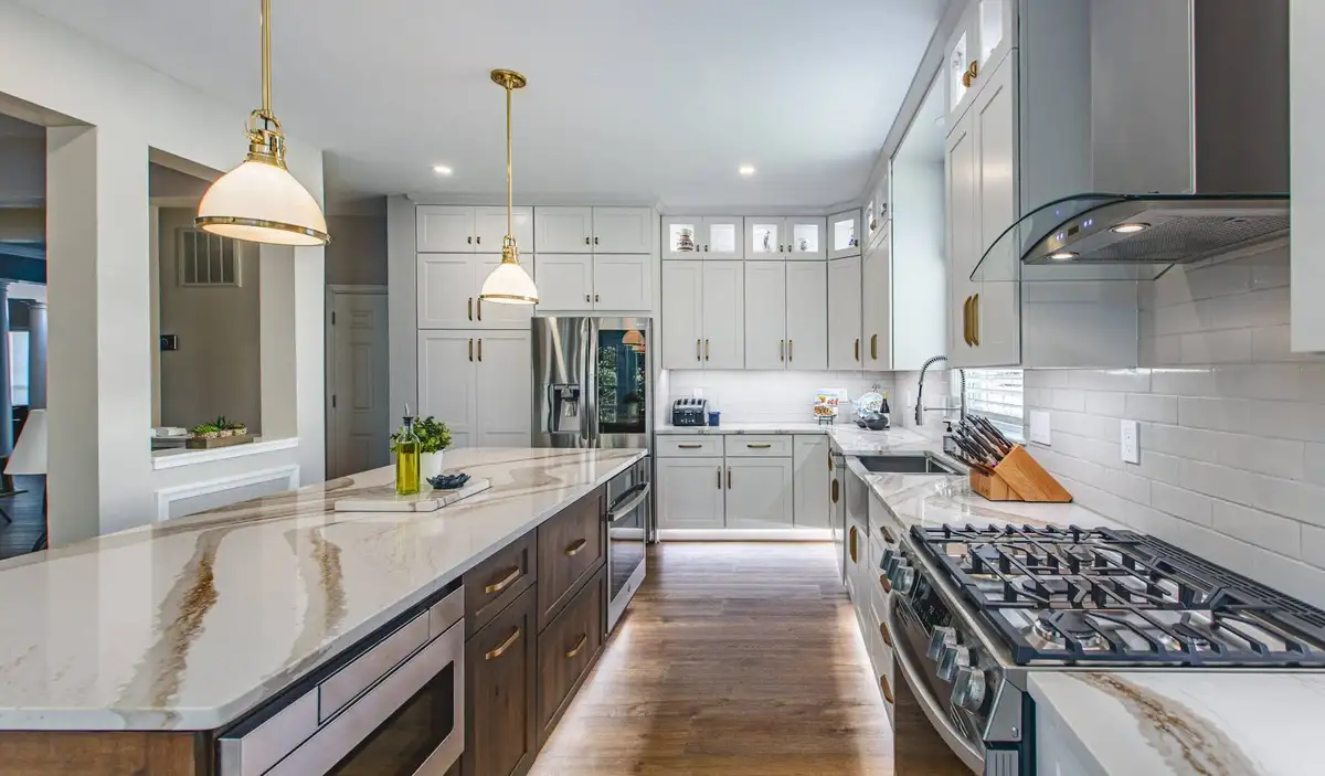 grey tone kitchen renovation in Cherry Hill