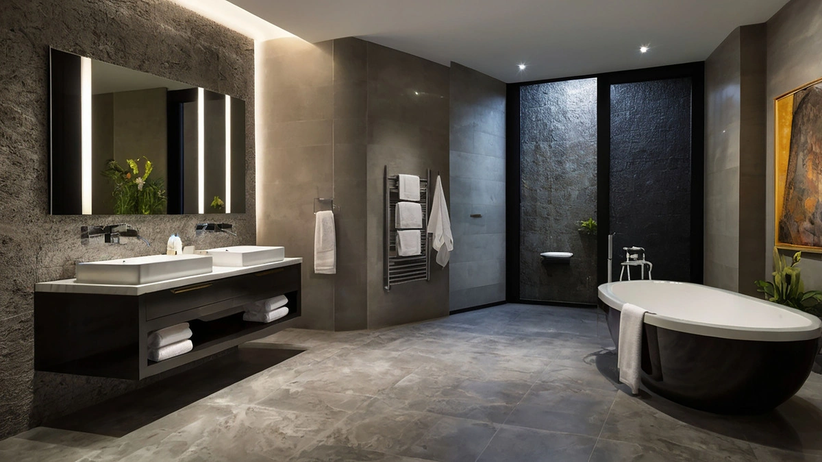 modern bathroom remodel