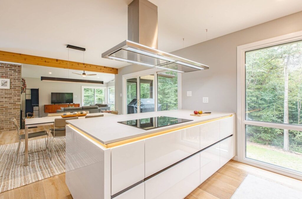 Custom Kitchen Renovations in VA - Crafted by USA Cabinet Store 1 Rustic Charm Meets Contemporary Chic: Exploring the Allure of Brown and White Kitchen Design 1