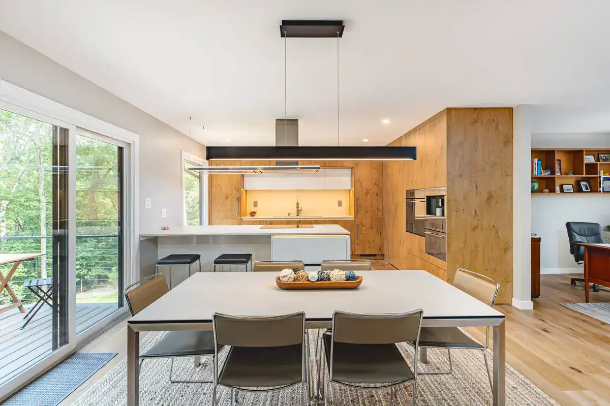 Rustic Charm Meets Contemporary Chic: Exploring the Allure of Brown and White Kitchen Design