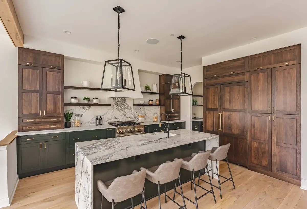 Stunning Brown Kitchen Project in Washington DC