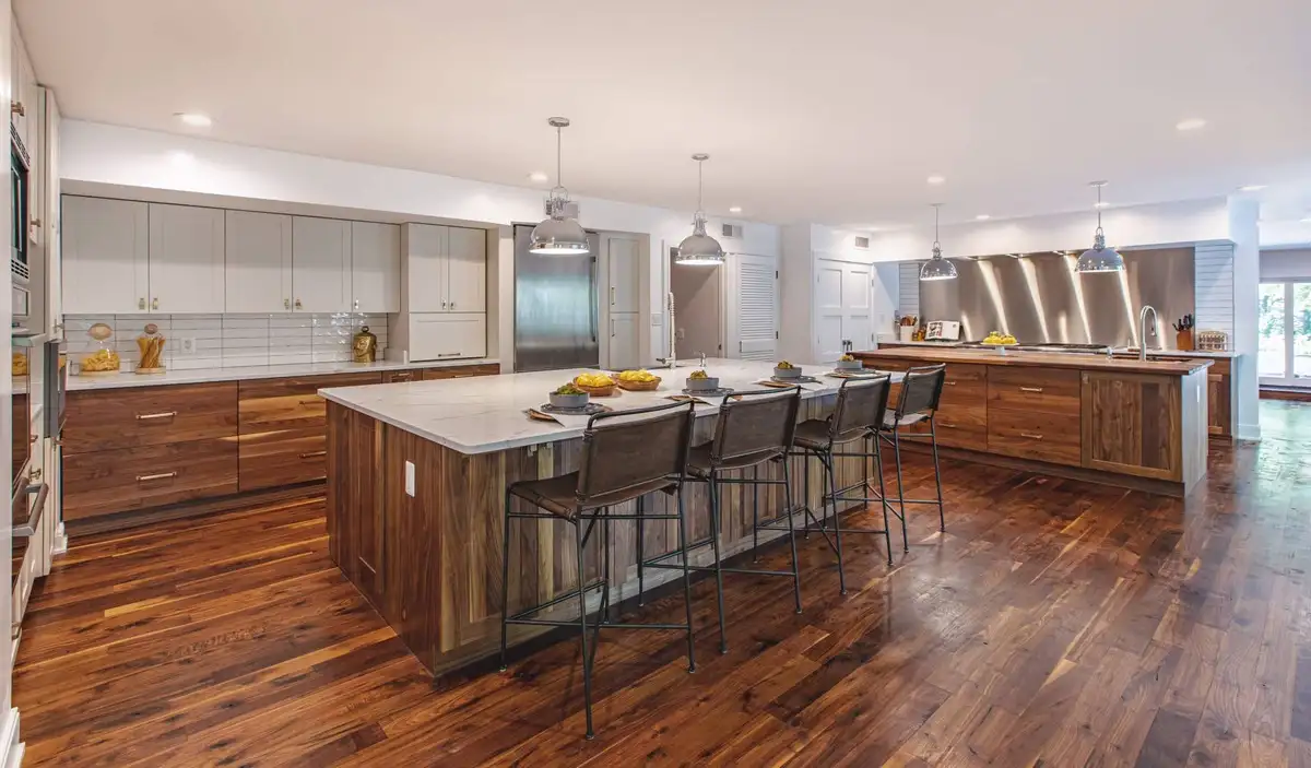 Unveiling the Timeless Elegance of White and Walnut Kitchen Design