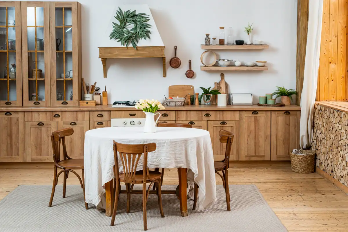 Earth color kitchen remodeling style in NoVA