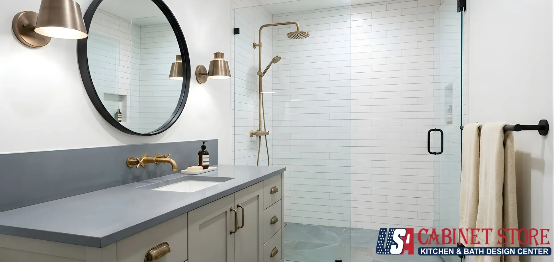 Essential Guide to Standard Shower Sizes for Optimal Bathroom Design 2026 30 Contemporary-design-embraces-mixed-metals,-creating-layered,-sophisticated-looks-with-visual-depth