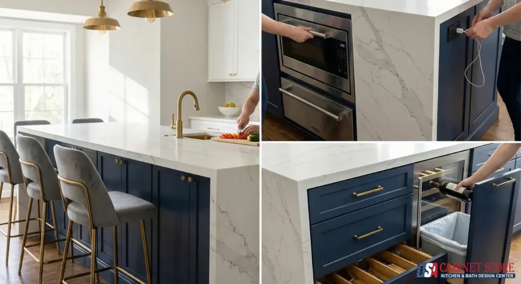 2026 Kitchen Remodeling Trends in Fairfax VA 22 kitchen-island-seating-waterfall-countertop-fairfax-va