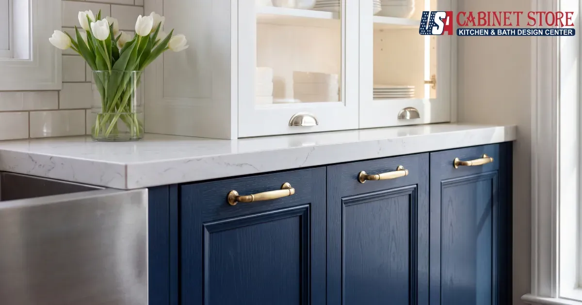 2026 Kitchen Remodeling Trends in Fairfax VA 25 two-tone-kitchen-cabinets-navy-white-fairfax-detail