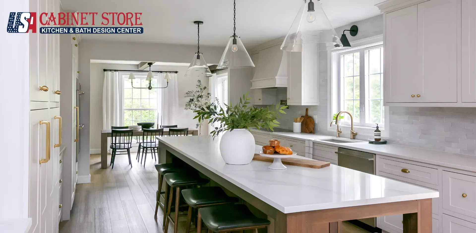 Northern Virginia Remodeling Cost Calculator: Your Complete 2026 Budget Planning Guide 12 Modern farmhouse kitchen remodel with white shaker cabinets