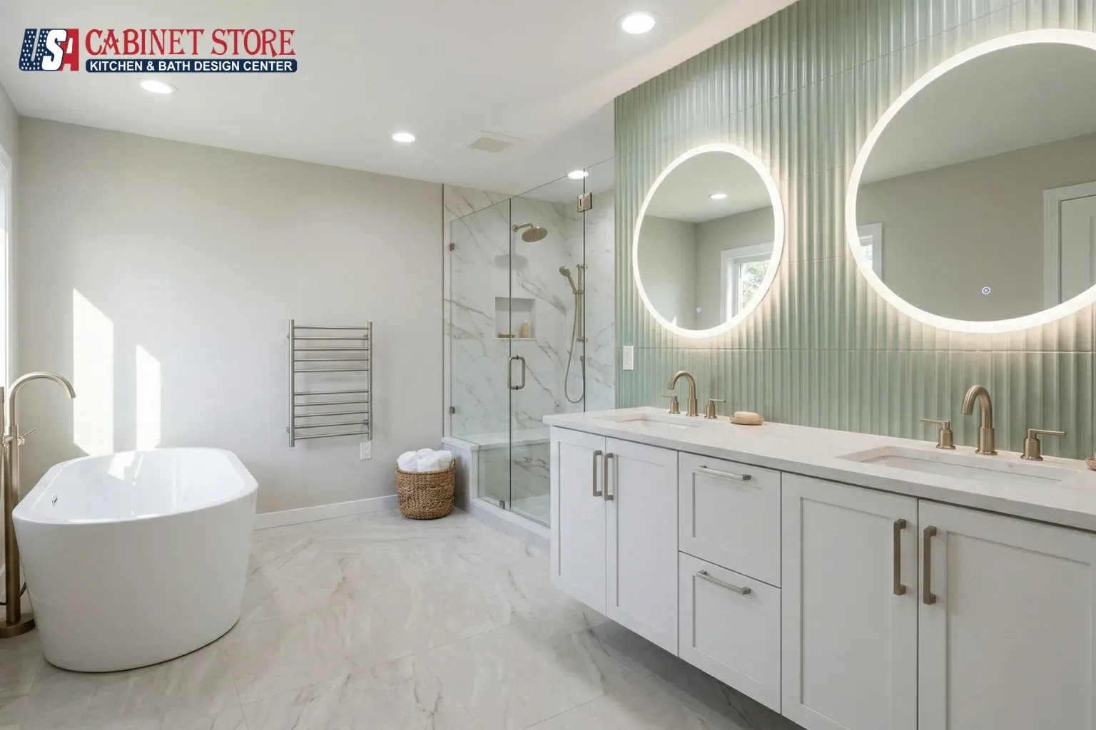 Bathroom Remodeling in Orlando: Complete Homeowner Guide 20 luxury-bathroom-remodel-orlando-fluted-accent-wall-double-vanity