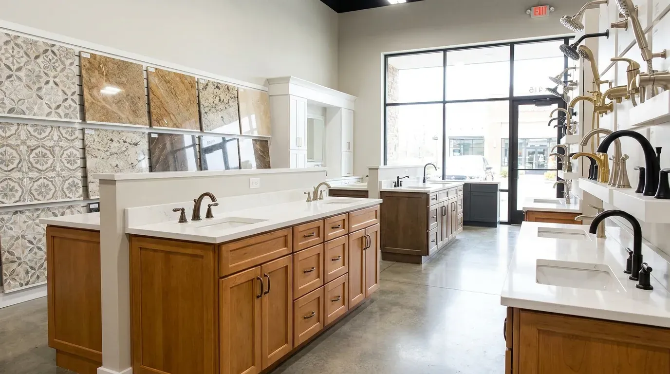 Walk-In Shower Installation in Orlando: Pros, Costs, and 2026 Ideas 24 usa-cabinet-store-orlando-showroom-winter-springs-bathroom-vanity-tile-display-5812-red-bug-lake-rd-Walk-In Shower Installation in Orlando Pros, Costs, and 2026 Ideas
